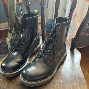 Dr. Martens Black Leather Boots